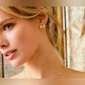 Kendra Scott x LoveShackFancy Gold Stud Earrings